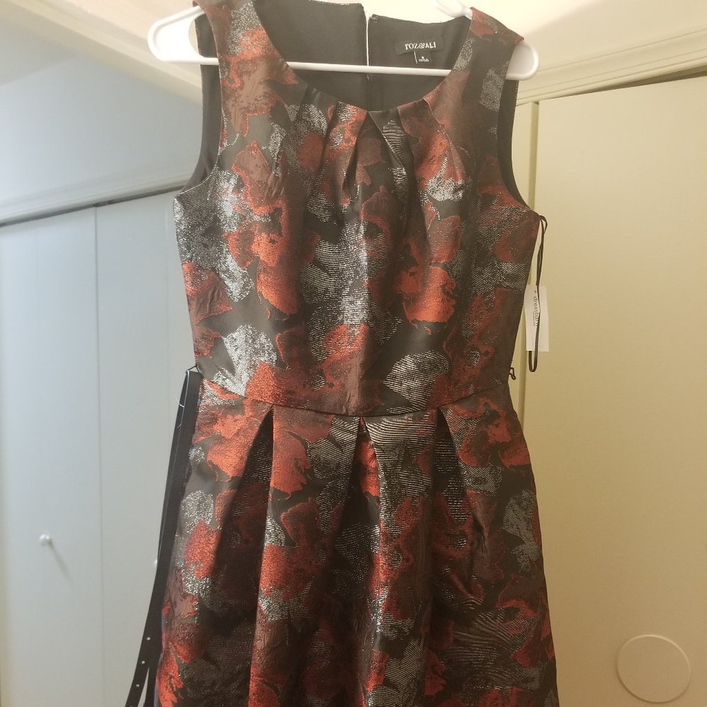 Floral Dress w/ Belt